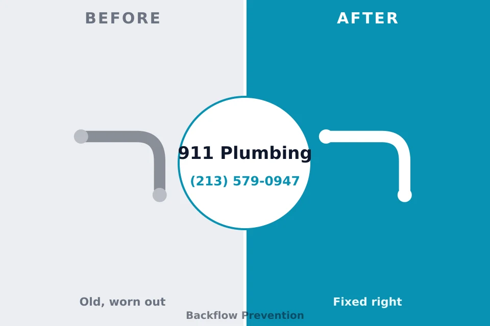 Before and after: plumbing company Brookneal, VA